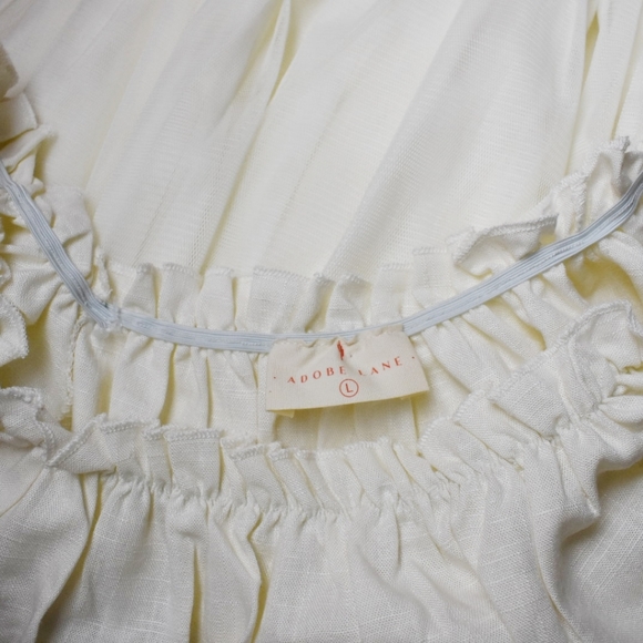 Adobe Lane swoon dress linen tulle and silk - Picture 9 of 9